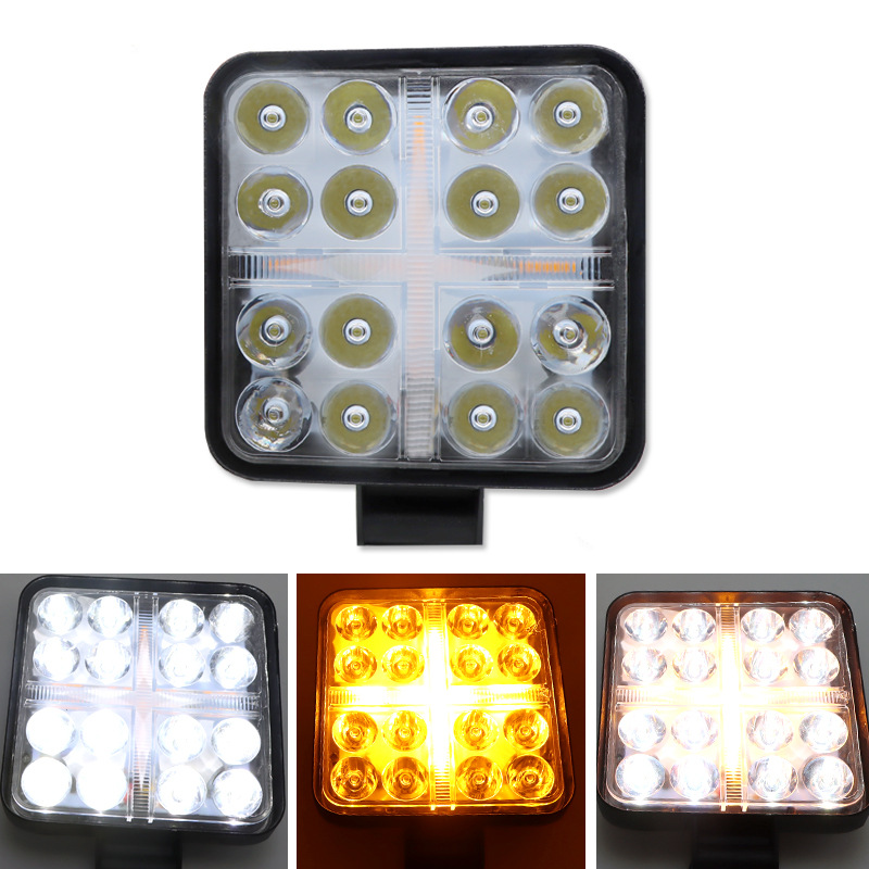 12-72W IP69K LED FOG Lights 10.000lm, à prova de poeira para caminhões de mineração, certificação de e-mark