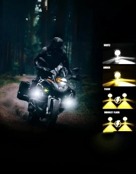 Soluções de iluminação personalizadas de motocicleta