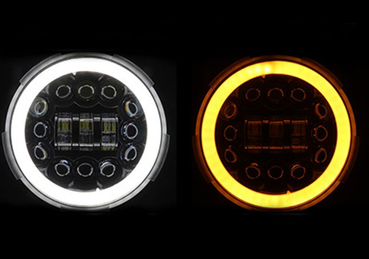 12-72W IP69K LED FOG Iluminação de 10.000lm, à prova de poeira para caminhões de mineração, certificação de e-mark