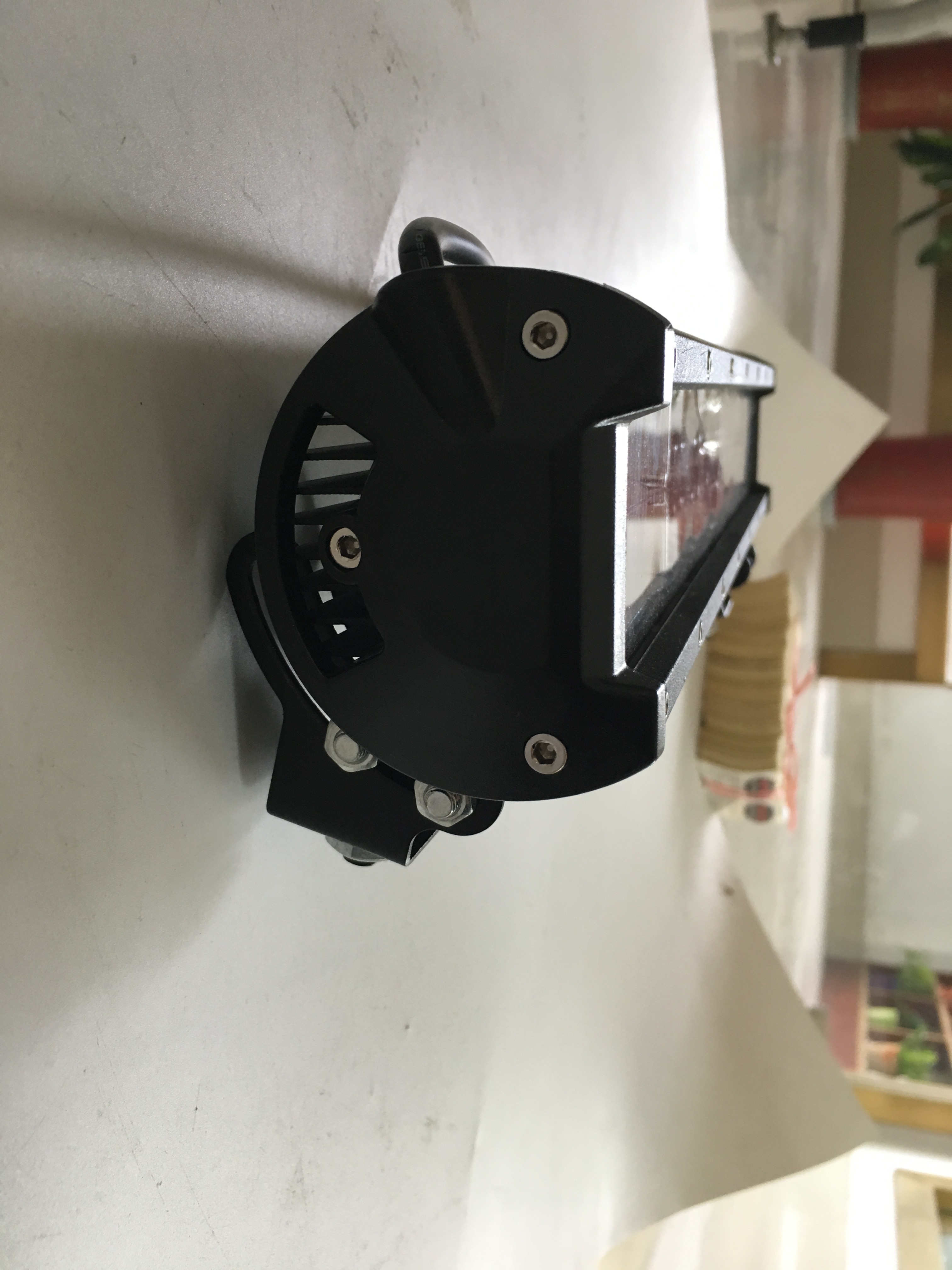 Iluminação de nevoeiro LED de anel de halo RGB - cores controladas por aplicativos + função branca.