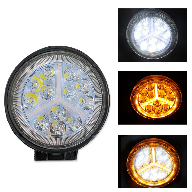 IP68 DOT à prova d'água Iluminação de nevoeiro LED para vehiches, 6000k White, SAE J583 Compatível