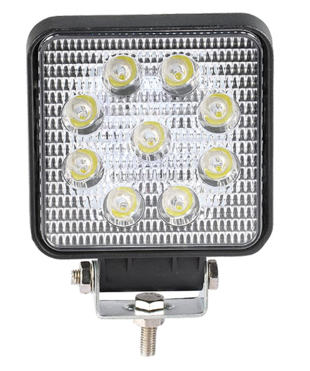  LED LIGHT LIGHT LIGHT LIGADA PC Mirror PC Sóios de aço inoxidável Luzes de nevoeiro LED de ledu de aço
