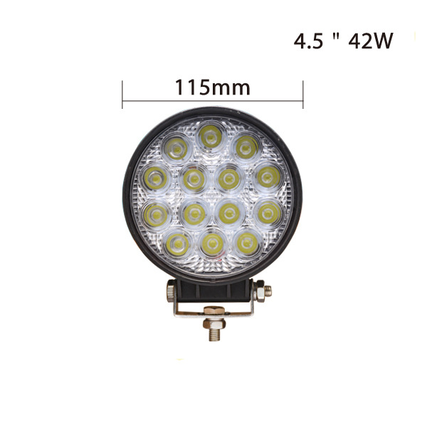  LED LIGHT LIGHT LIGHT LIGADA PC Mirror PC Sóios de aço inoxidável Luzes de nevoeiro LED de ledu de aço