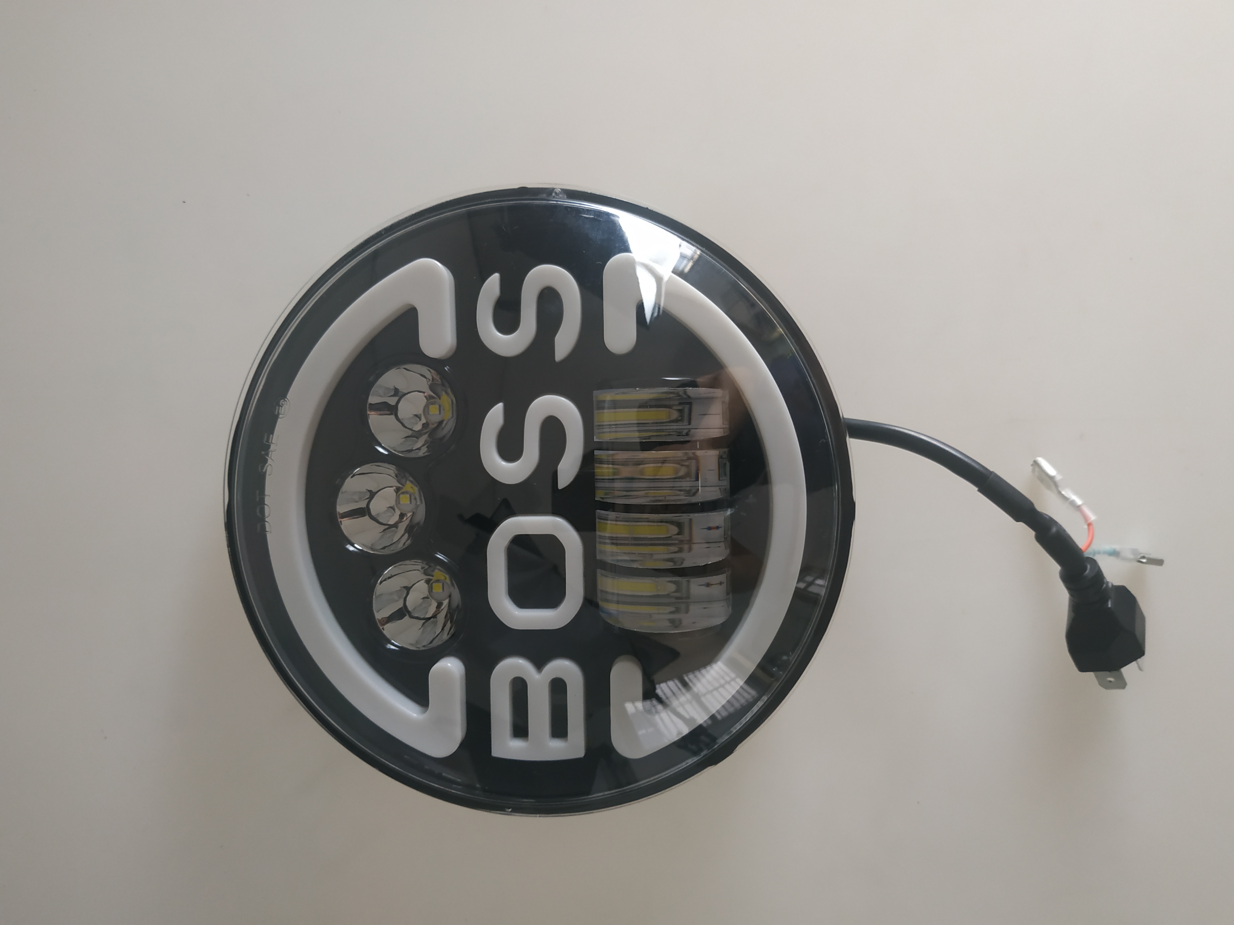 12-72W IP69K LED LUZES DE TRABALHO 10.000 LM, à prova de poeira para caminhões de mineração, certificação de e-mark