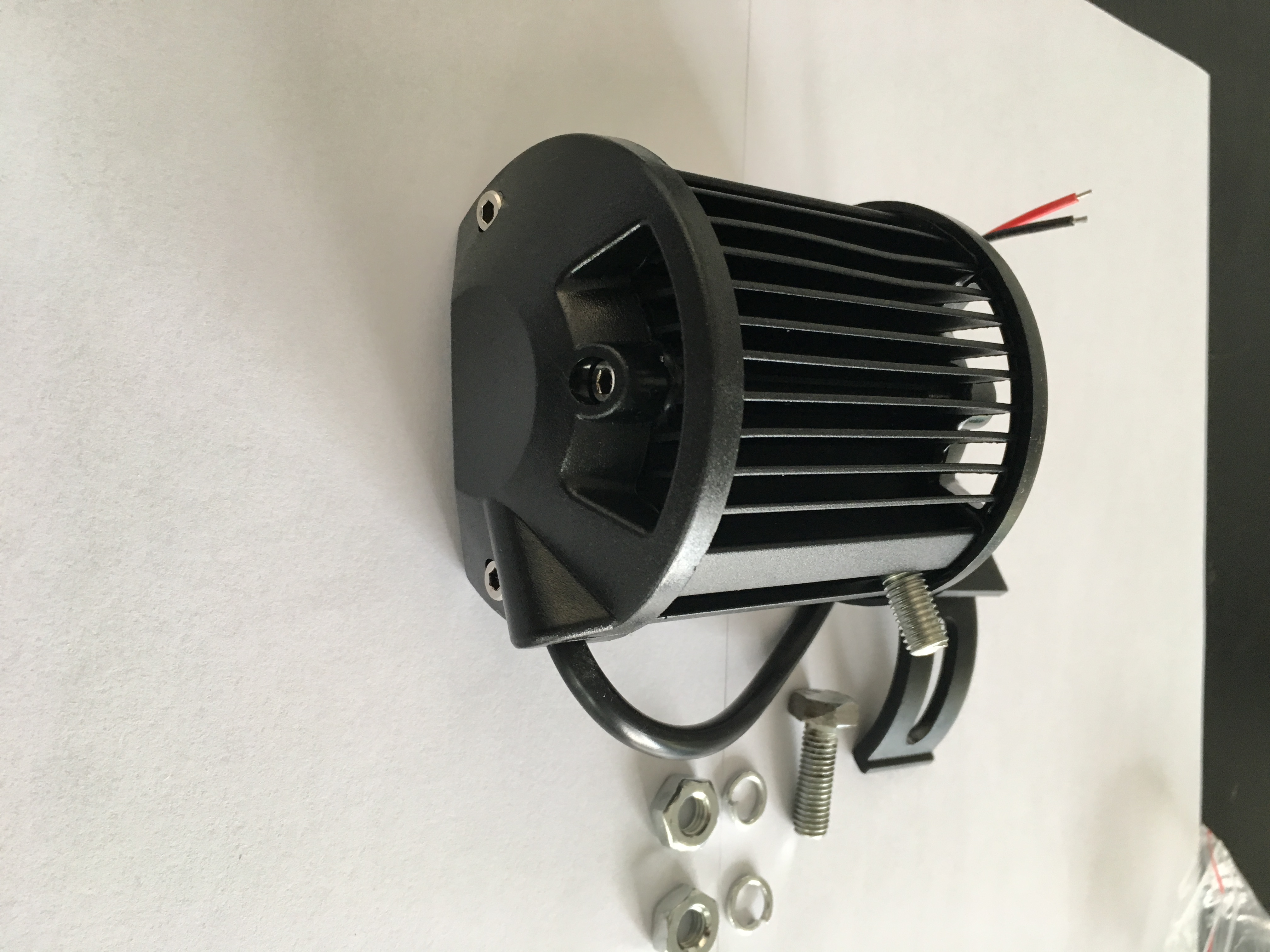 Luzes de neblina LED para carros 9-36w liga de liga diária Mirror PC Mirror Aço inoxidável Bracket Auto LED LELS LUZES