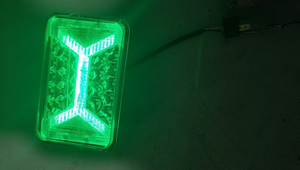 270 ° Luz de nevoeiro LED de animação de 270 - alta visibilidade para as bicicletas Harley/Adv