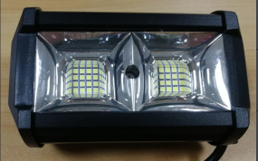 Jeep wrangler led nevoeiro kit de luz liga liga chasting pc espelhar espelho inoxidável suporte automático lumin luzes de nevoeiro led