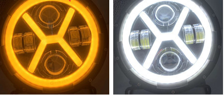 12-72W IP69K LED LED LIGUNDA 10.000 LM, à prova de poeira para caminhões de mineração, certificação de e-mark