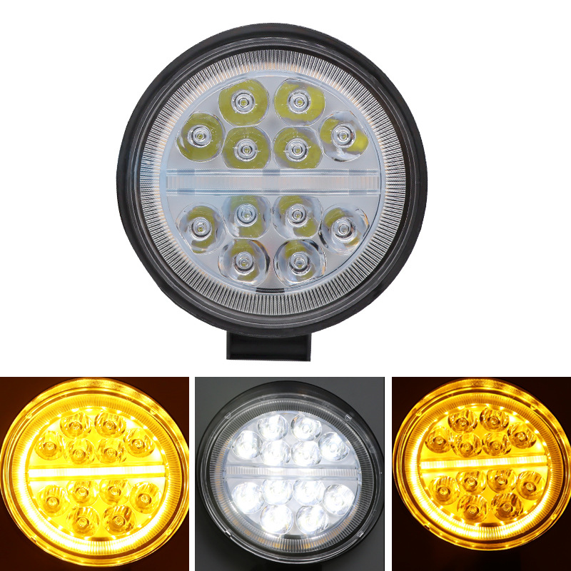 12-72W IP69K LED FOG Lights 10.000lm, à prova de poeira para caminhões de mineração, certificação de e-mark